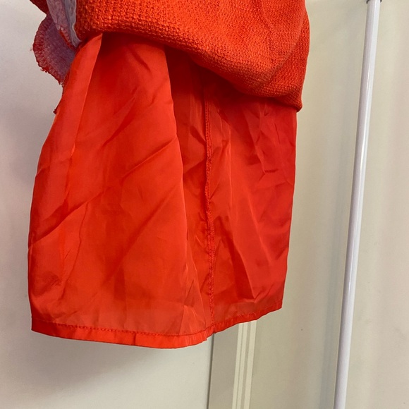 Suzy Shier Orange Skirt Size 3/4 or Small/Medium - Picture 3 of 5